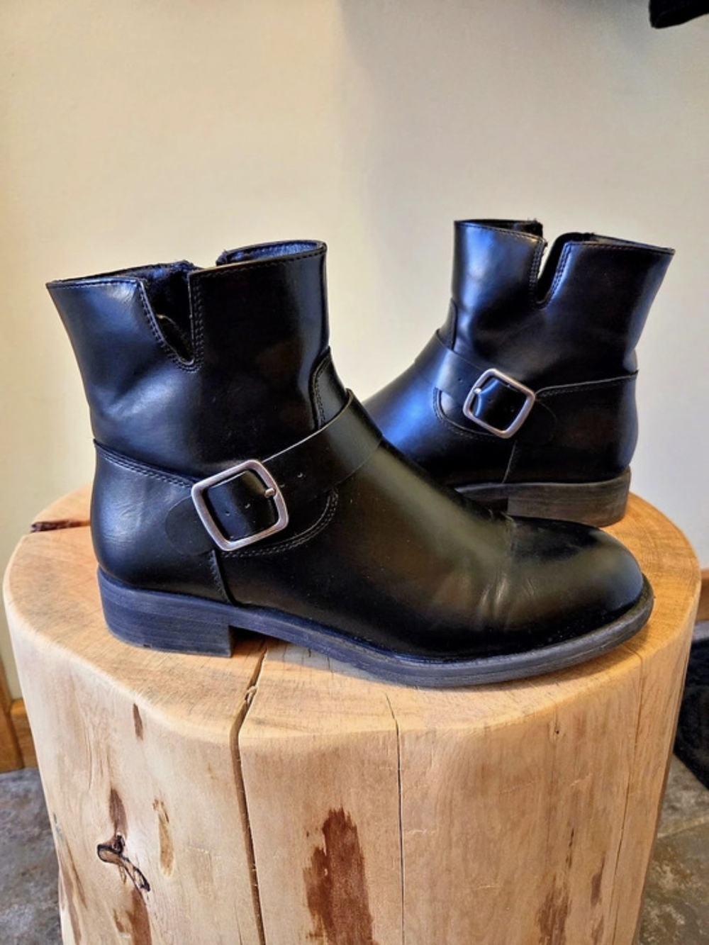 Frye & Co Cormac Black Ankle Boots US 9.5 Like New